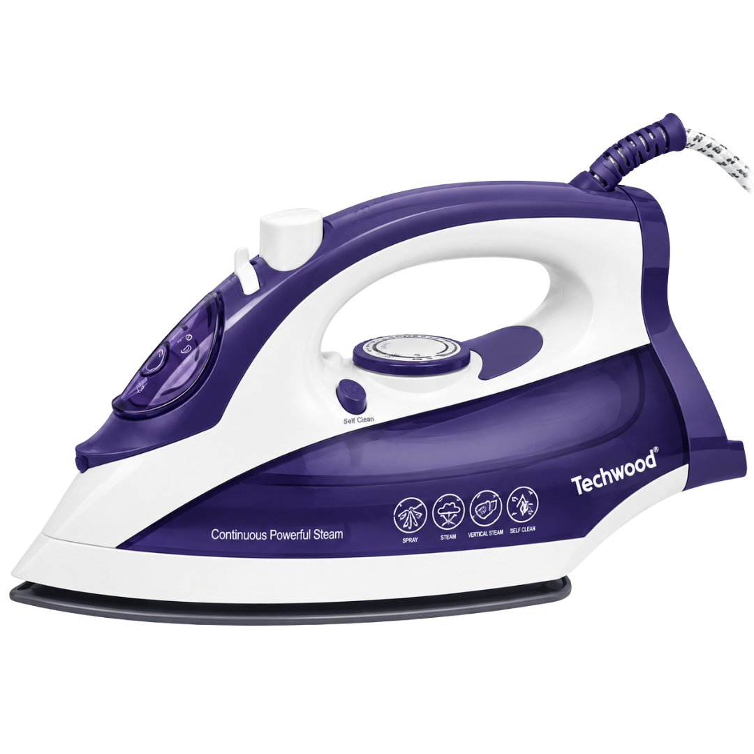 TECHWOOD STEAM IRON AUTO CLEANING 2400W